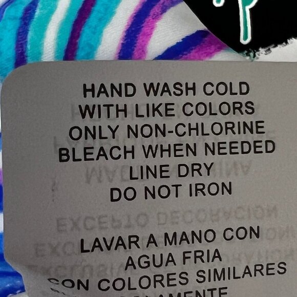 NWT Island Escape Bali Breeze Tiered Tankini Top Size 6 Blue Purple White Small - Picture 7 of 11